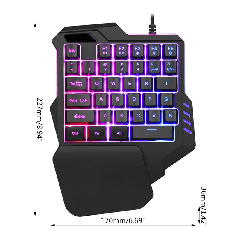 Bàn Phím Gaming Wili G30 35 Phím Rgb Dành Cho Lol