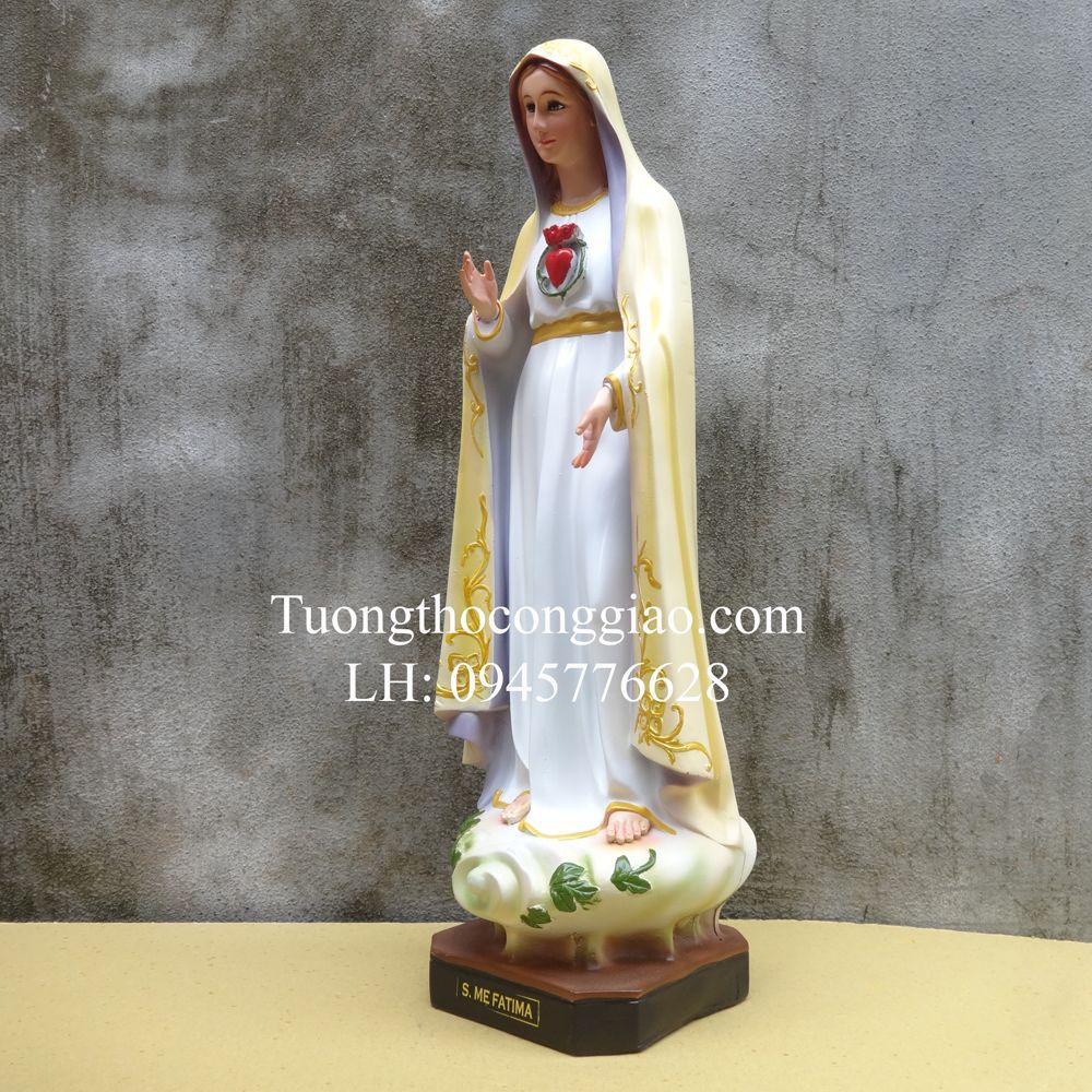 Tượng Đức Mẹ Fatima 50cm Composite