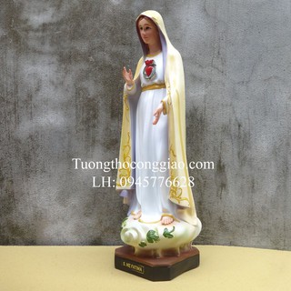 Tượng Đức Mẹ Fatima 50cm Composite