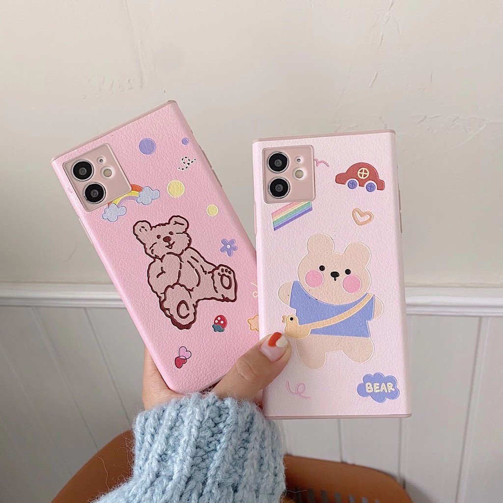 Ốp Lưng Dẻo In Hình Gấu Dễ Thương Cho Iphone 7 / 8 + / Ix / Xr / Xsmax / 11 / Pro / Pro Max / 12mini / 12 / Pro / Promax | BigBuy360 - bigbuy360.vn