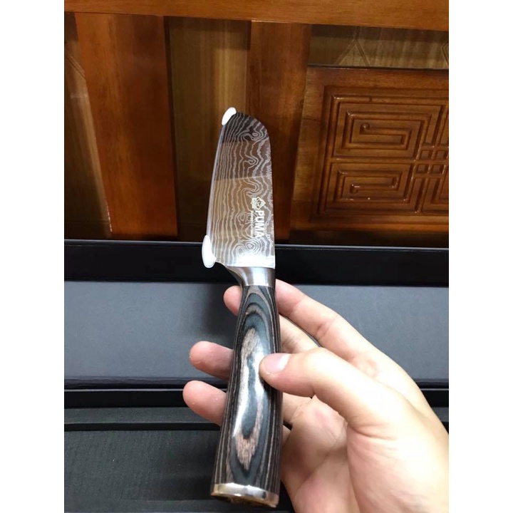 Dao thái Puma vân damascus laser - Đứ