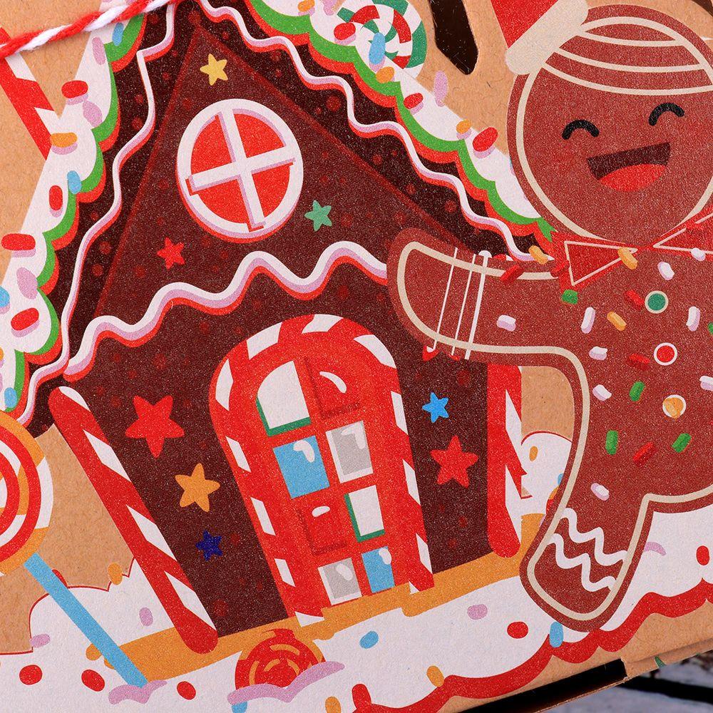 CHOOKEY Set 3 Hộp Giấy Đựng Bánh Kẹo Làm Quà Giáng Sinh