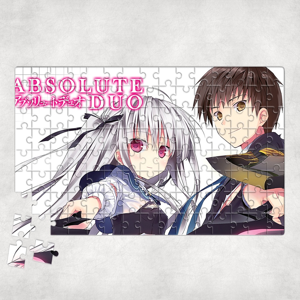 Tranh ghép hình A4, A5 Anime, xếp hình ABSOLUTE DUO - Mẫu 1