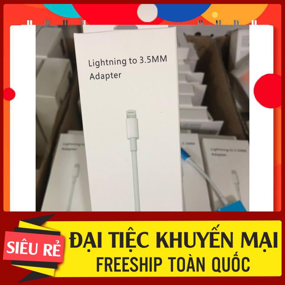 ⚡️Đầu chuyển vừa nghe nhạc vừa sạc cho iphone ( có chân 3.5 cho tai nghe đời cũ )⚡️