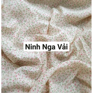 vải đũi hoa nhí