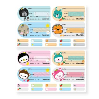 Nhãn vở Carton Classmate-NT222