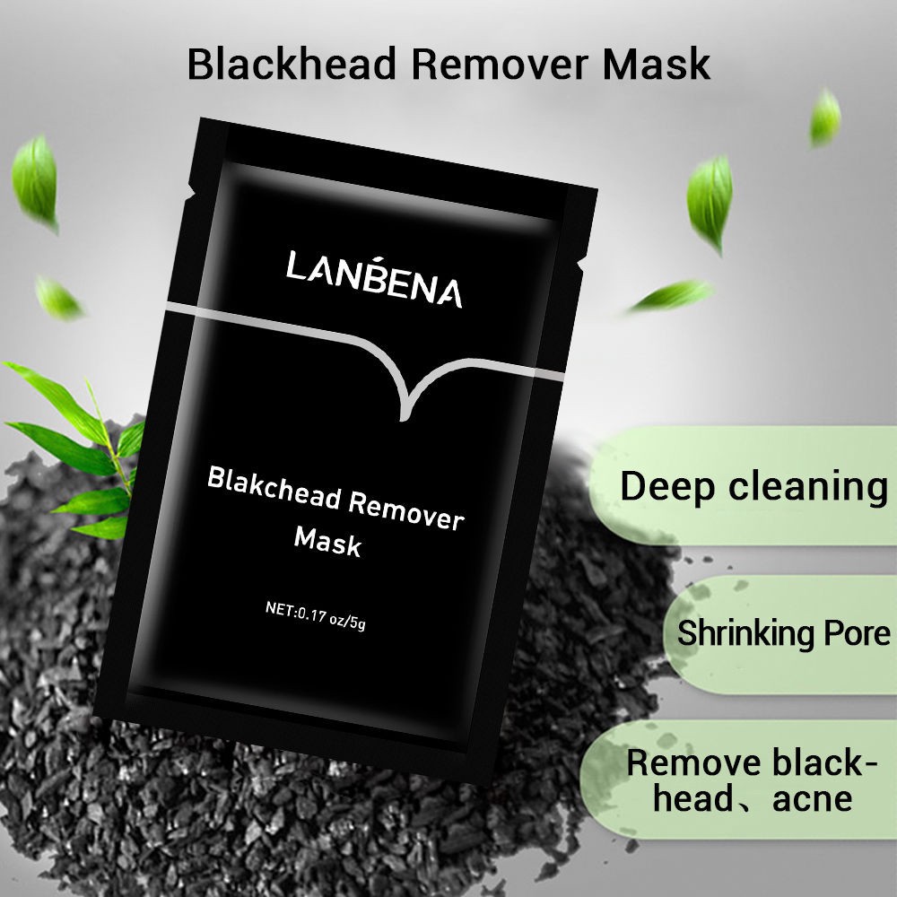 Mặt Nạ Lanbena Lột Mụn Đầu Đen Trên Mũi Tiện Lợi
