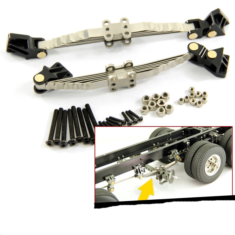 1 Bộ Trục Trước Sau Bằng Kim Loại Cho Xe Tải Điều Khiển Từ Xa Tamiya 1/14