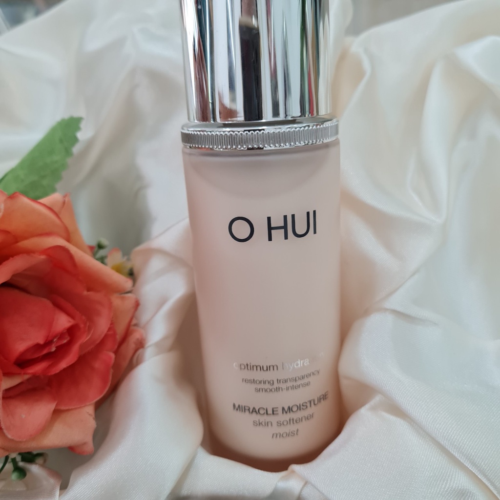 Hàng Auth, date 2023) Nước hoa hồng cấp ẩm Ohui hồng Miracle moisture 150ml và 100ml tách set không hộp