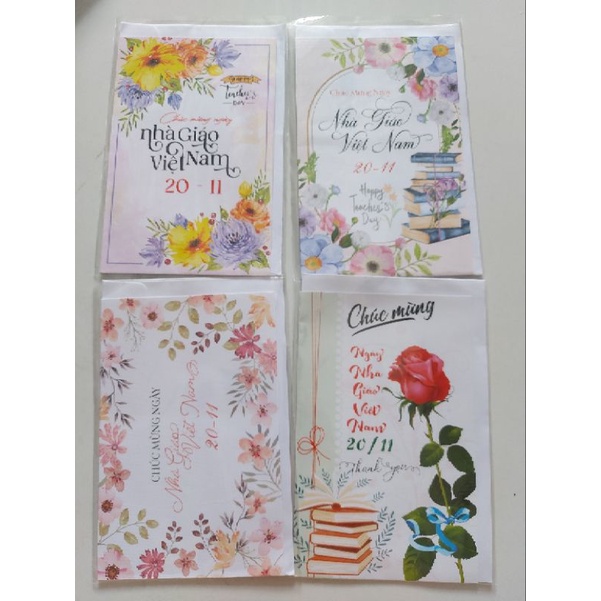 Thiệp chúc handmade ngày nhà giáo VN 20.11