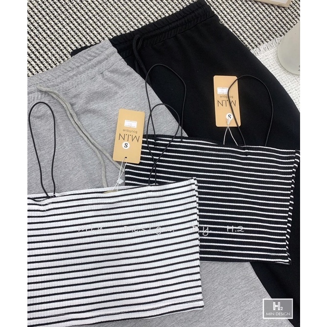 Set áo 2 dây + chân váy đuôi cá DoanNganChau