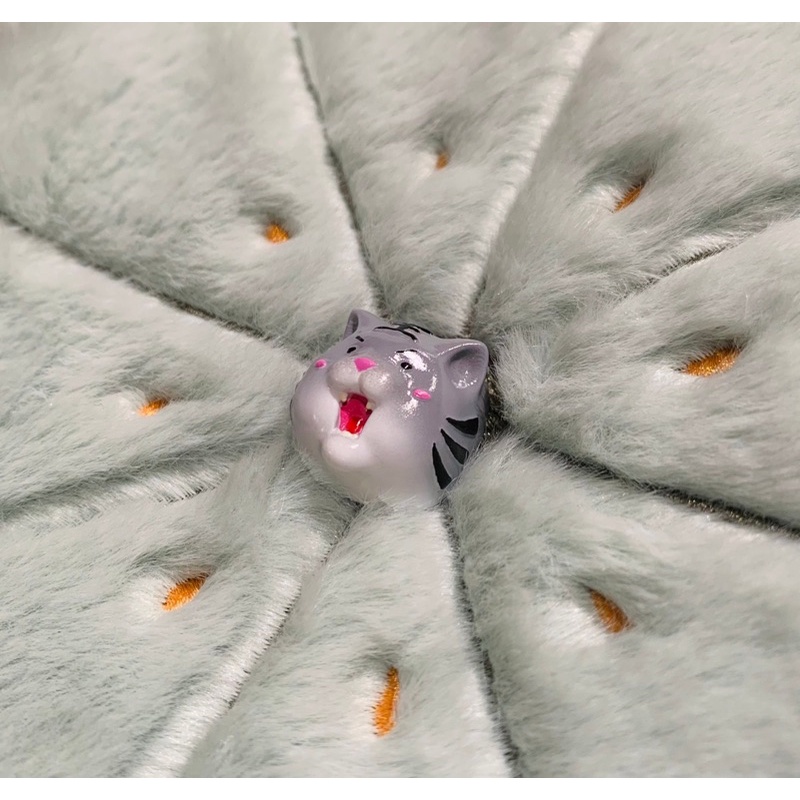 Nút bàn phím cơ hình hổ mắt tròn màu trắng xám / Resin keycap/ Keycap set/ Esc keycap/ Gift for gamer