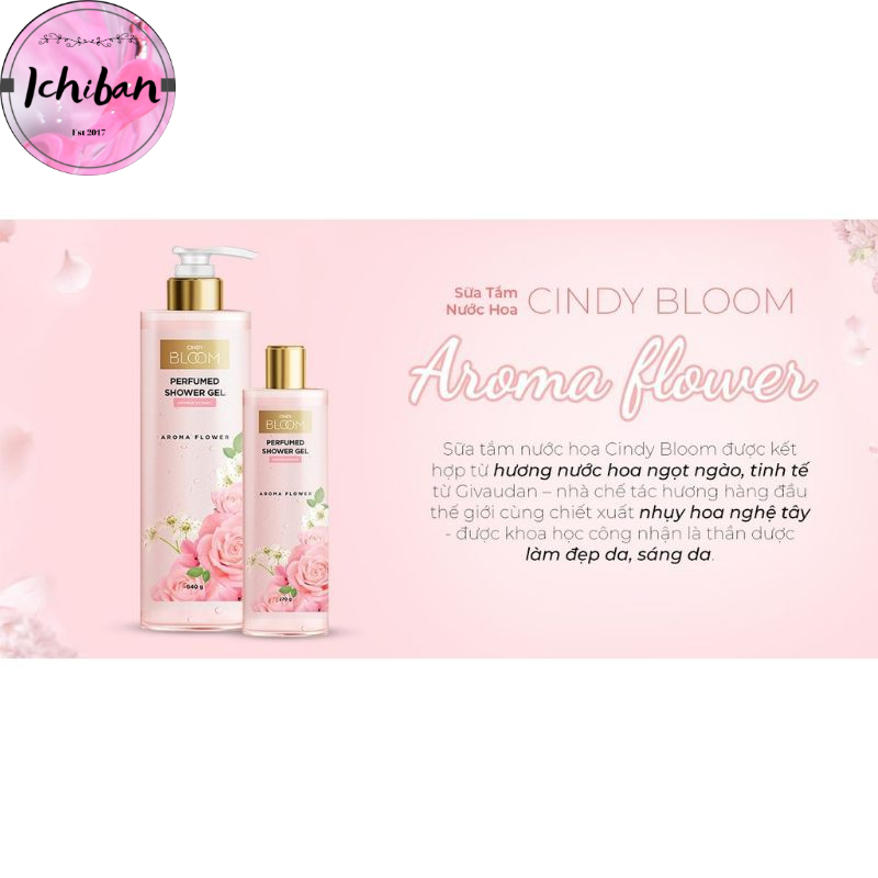 Sữa tắm nước hoa Cindy Bloom 640g