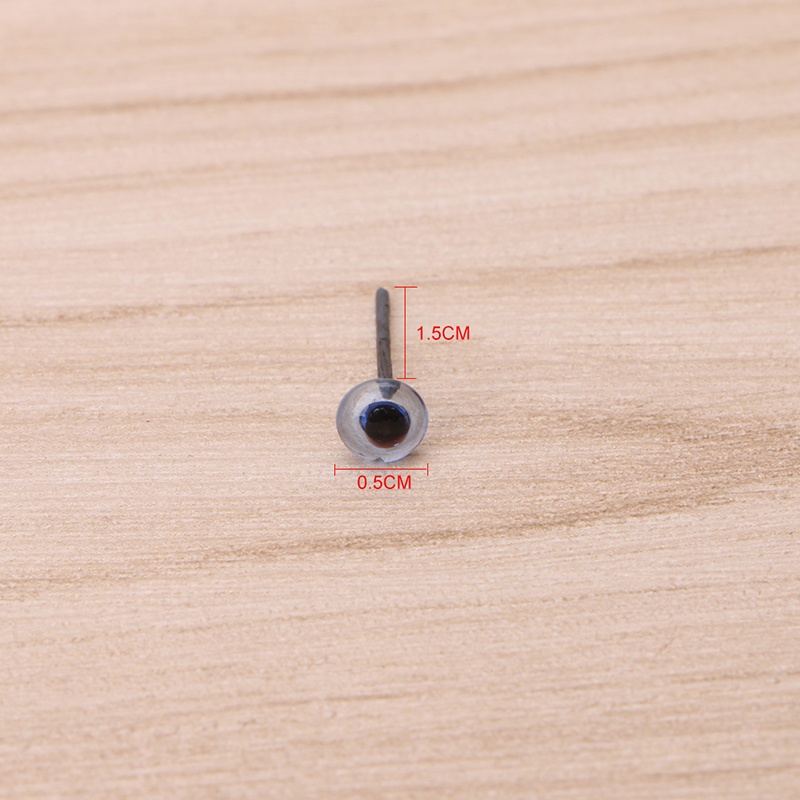 150 Cặp Mắt Nhựa 5mm Cho Búp Bê Thú Nhồi Bông Cr