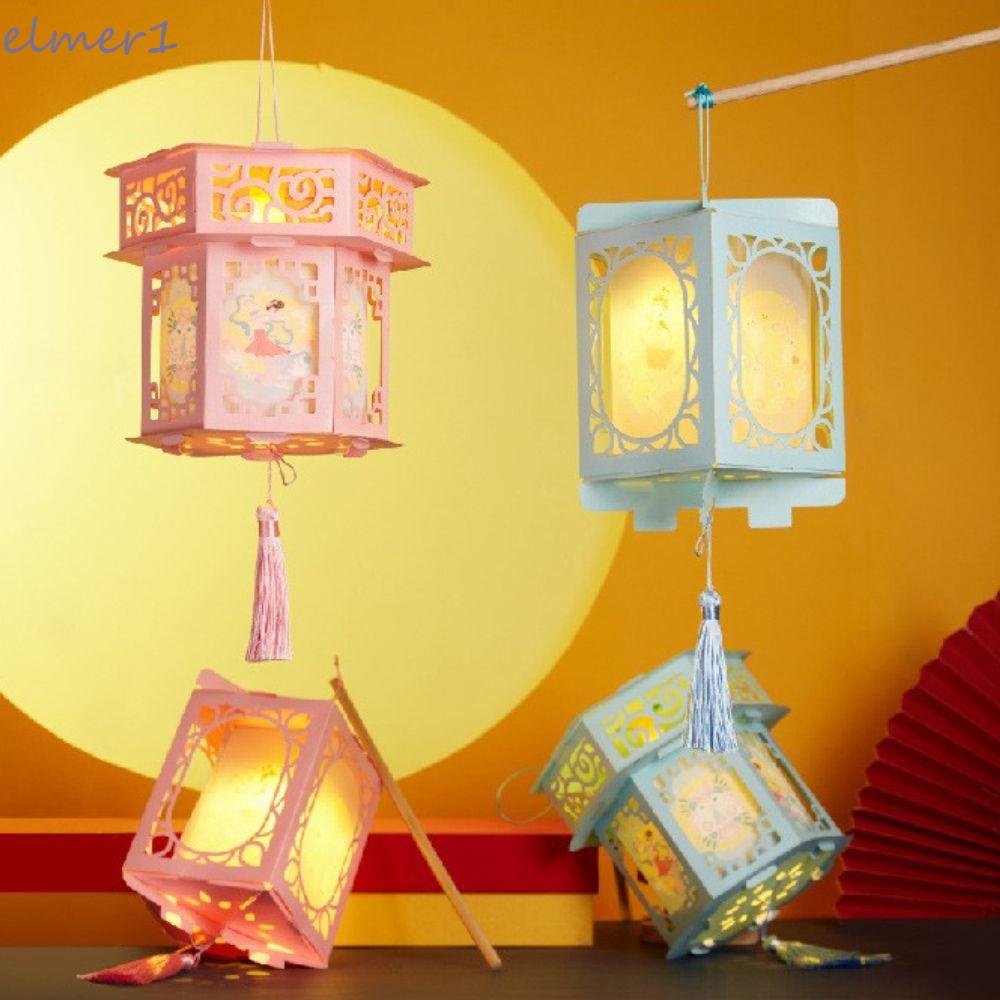 Đèn Lồng Treo Trang Trí Thủ Công Phong Cách Trung Hoa Cổ Điển Elm1