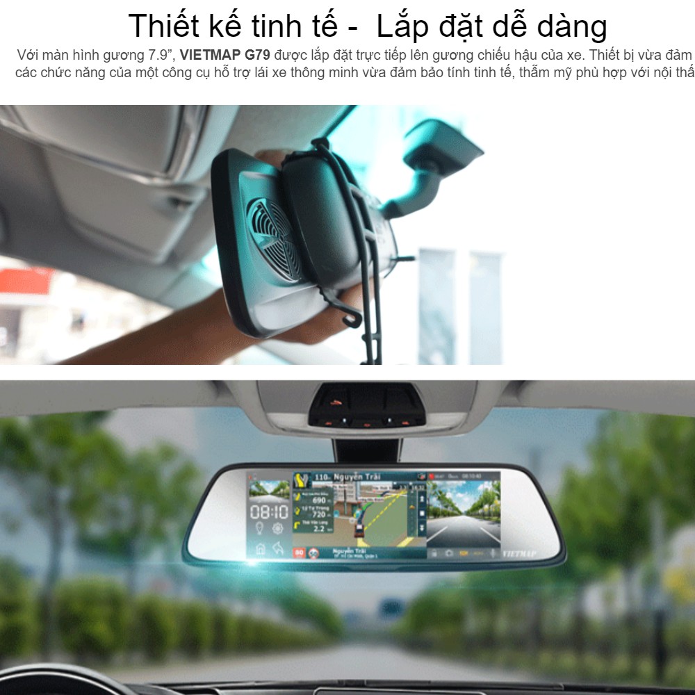 [Kèm Thẻ Nhớ 64Gb] Camera hành trình Vietmap G79 | BigBuy360 - bigbuy360.vn