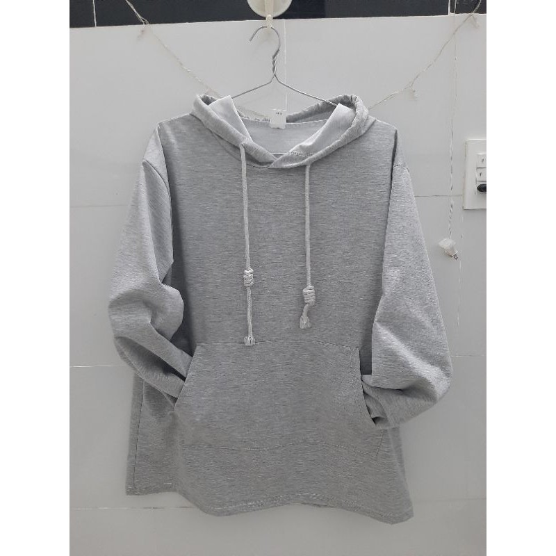 Áo Hoddie Xám Giá Gốc 180k Pass lại