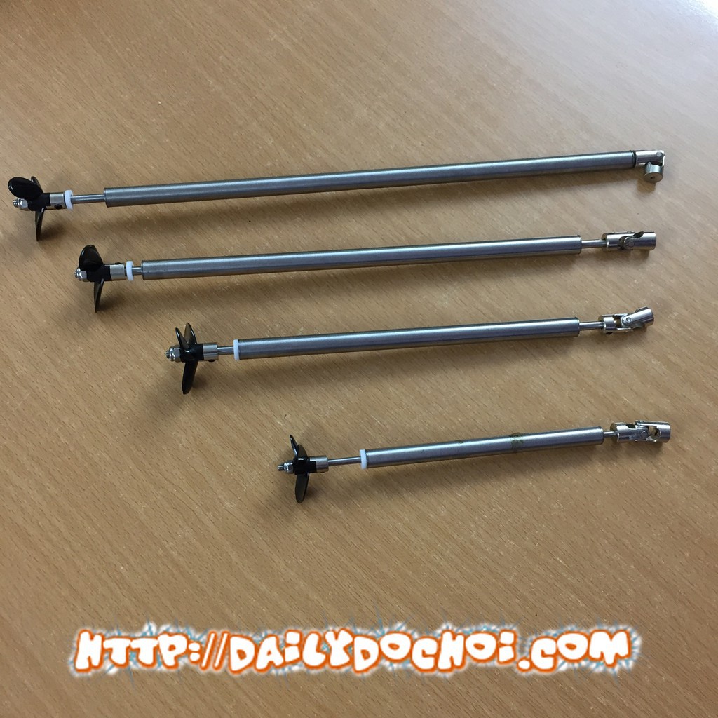 Saigontoyvn Trục chân vịt có kèm khớp chuyển động mềm lõi 4mm NEW