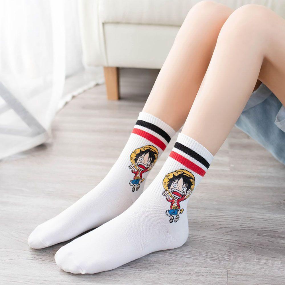 Vớ Thể Thao Thoáng Khí Thoải Mái In Họa Tiết Hoạt Hình Phong Cách Harajuku Cho Nam Và Nữ