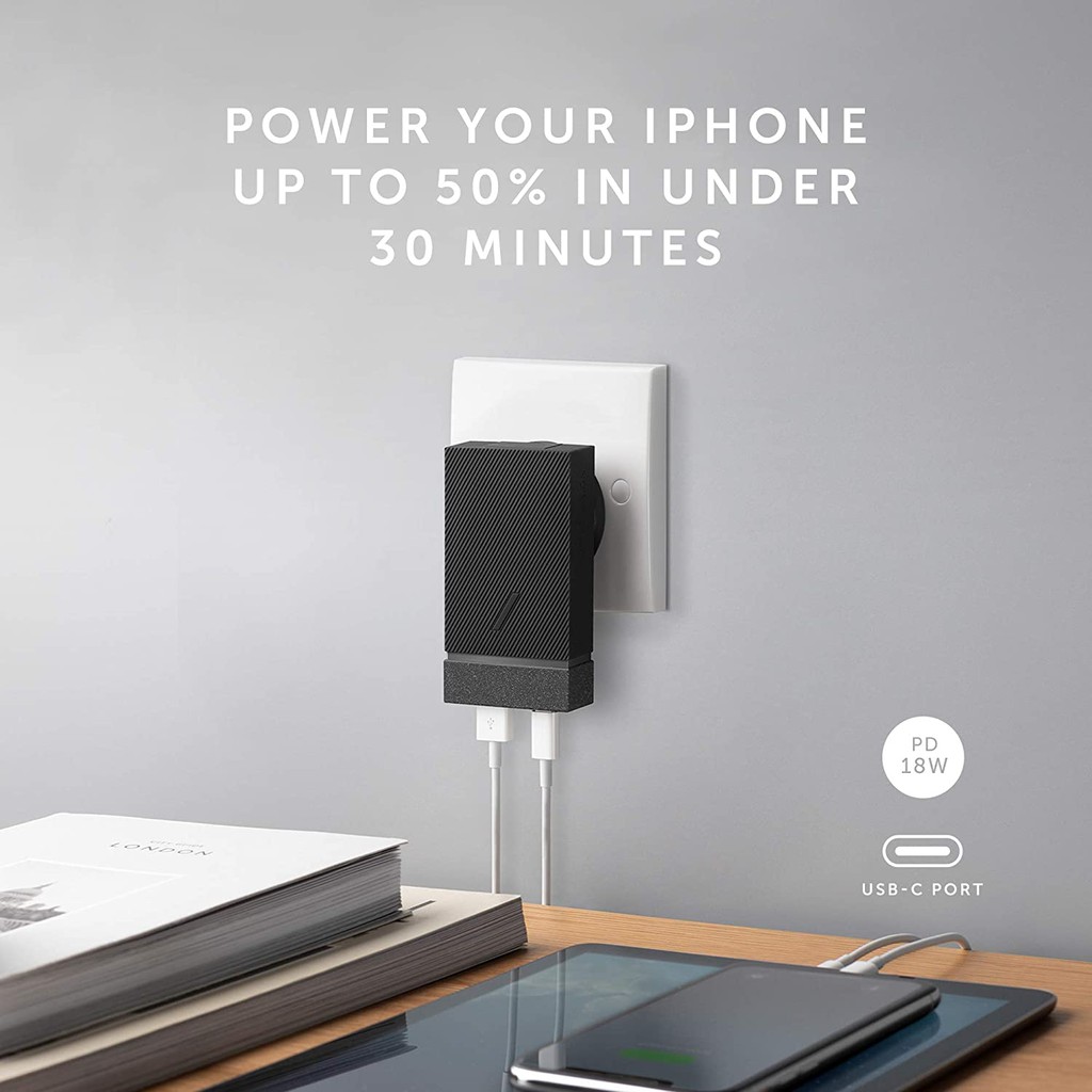 Củ Sạc Nhanh Native Union Smart Charger PD 18W - Hàng Chính Hãng