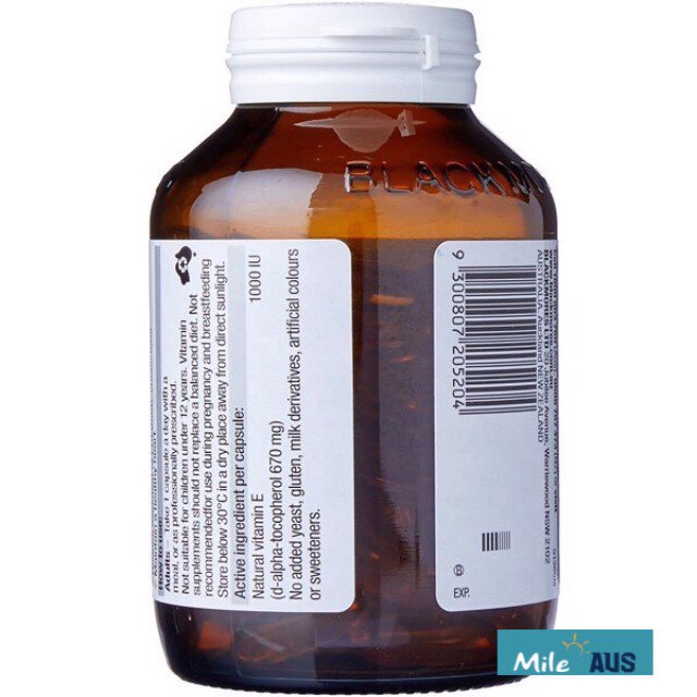 Thực phẩm bổ sung Vitamin E Blackmores 1000IU | BigBuy360 - bigbuy360.vn