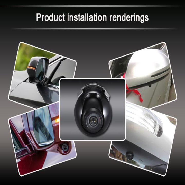 Camera cạp lề gắn gương chiếu hậu ô tô YSJ-0176( Màu đen) | BigBuy360 - bigbuy360.vn