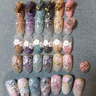 Sơn gel đá set 6màu sơn đắp móng