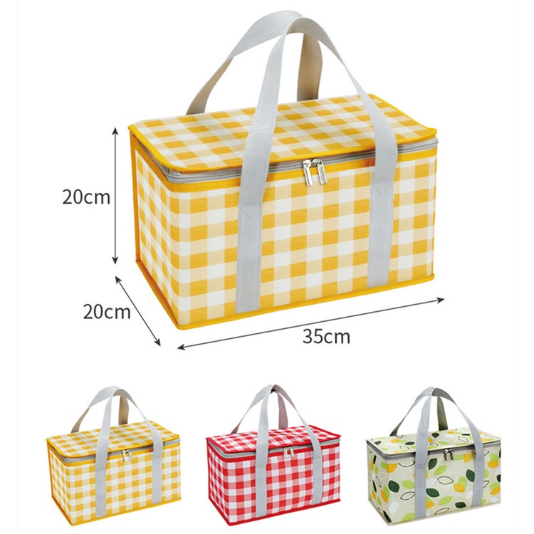 Túi Đựng Cơm Trưa Giữ Nhiệt Dung Tích Lớn Chống Thấm Nước Có Thể Tái Sử Dụng