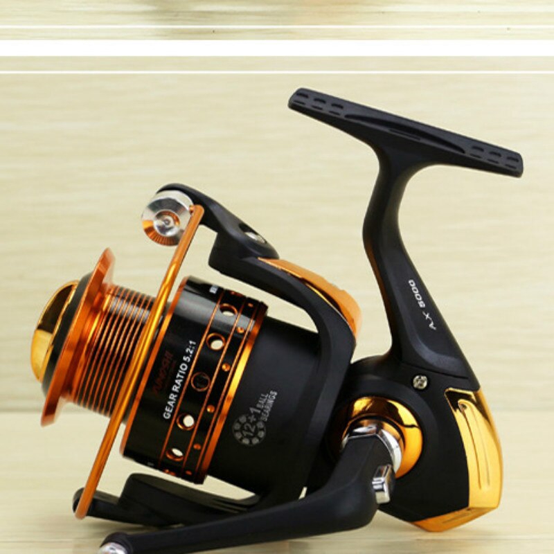 Máy Câu Cá AX500-9000 12BB + 1 Bi Chuyên Nghiệp