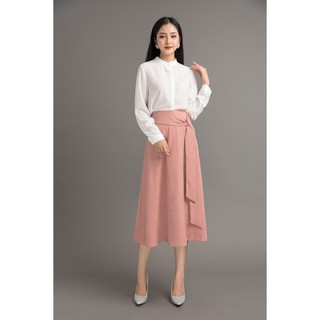 Chân váy dài thắt nơ eo - 20Again