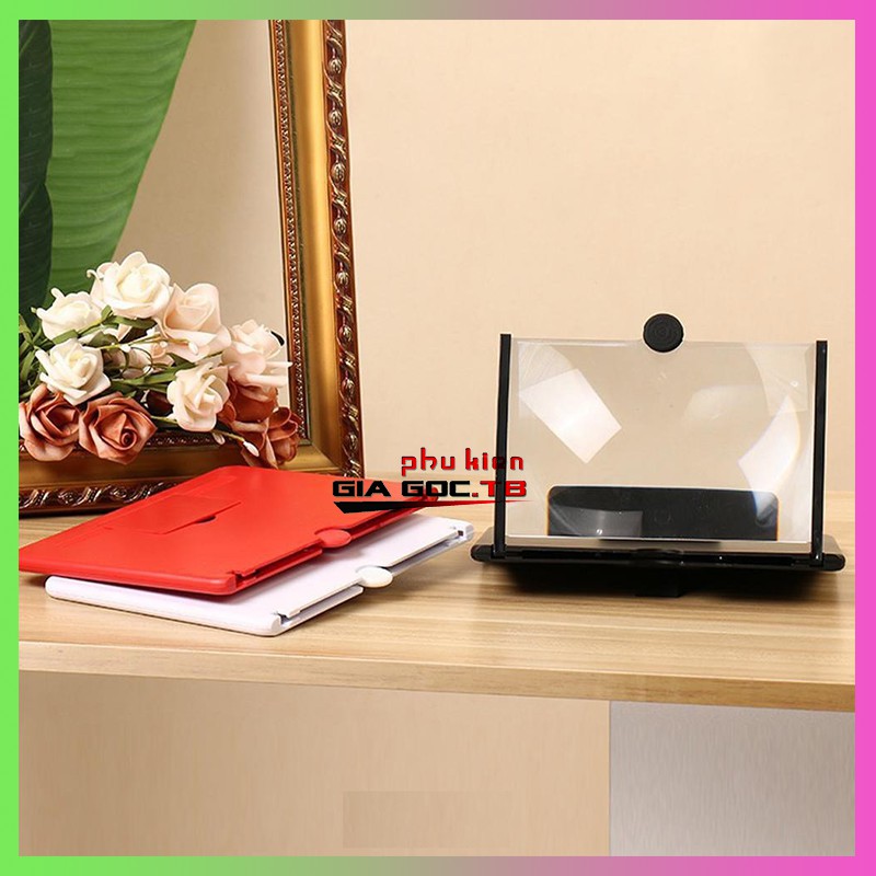 [BH 1 Đổi 1] Kính phóng đại to màn hình điện thoại 3D 4D chuẩn HD (10 inches) cho xem phim chuyên dụng