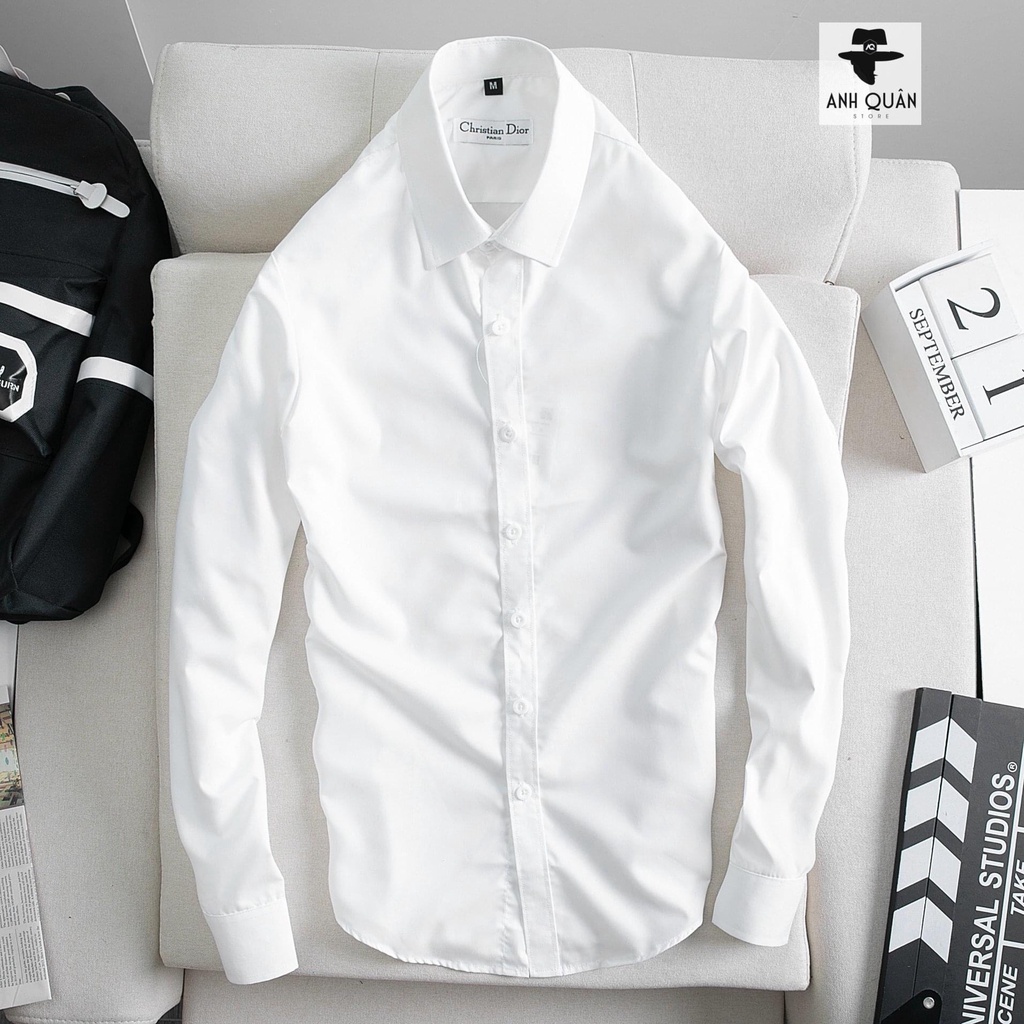 SƠ MI TRẮNG CÔNG SỞ - CHẤT LỤA DÀY DẶN - HÀNG CHẤT LƯỢNG | BigBuy360 - bigbuy360.vn