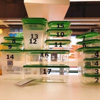 Set hộp nhựa IKEA
