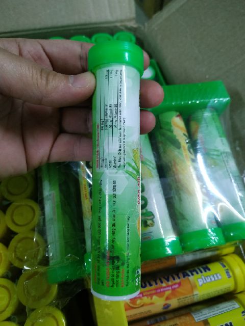 Viên sủi Actiso râu ngô rau má