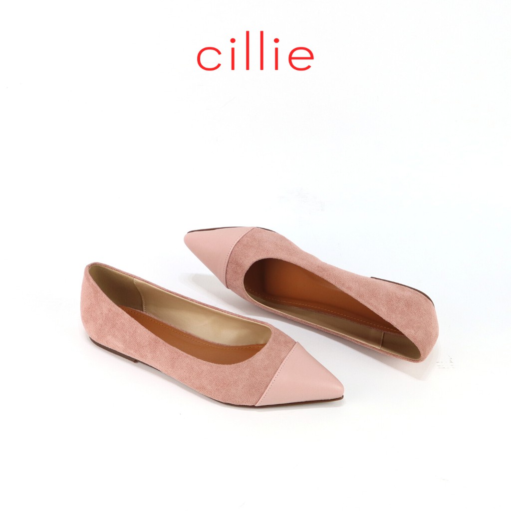 Giày búp bê nữ da lộn đế bệt Cillie 1108 | BigBuy360 - bigbuy360.vn