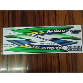 Bộ tem  Wave Thái 2003 màu xanh lá