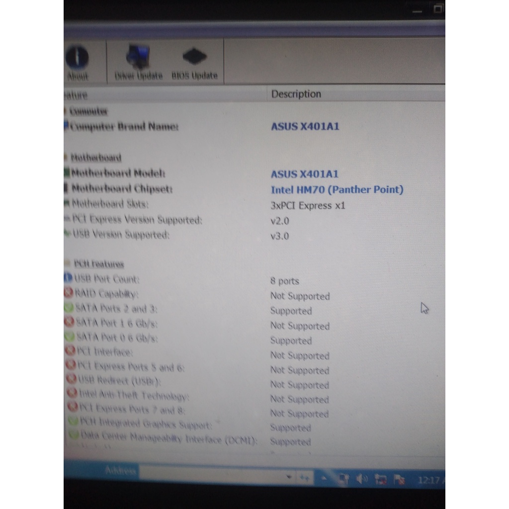 Main laptop asus x401a, quạt tản nhiệt nút nguồn cáp màn hình wecam wifi loa jack nguồn bản lề bo usb nắp cd asus x401a