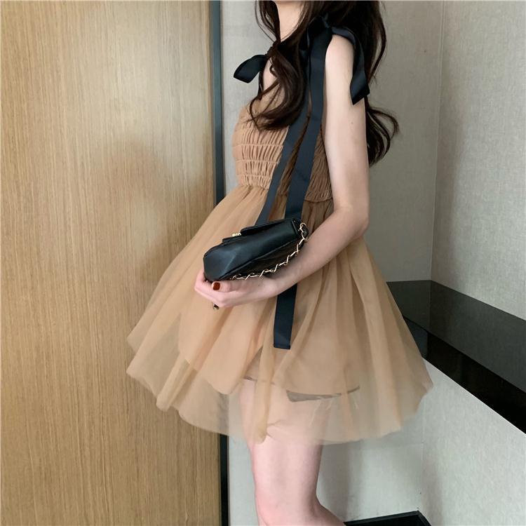 Đầm Hai Dây Phong Cách Hàn Quốc Thời Trang Cho Nữ