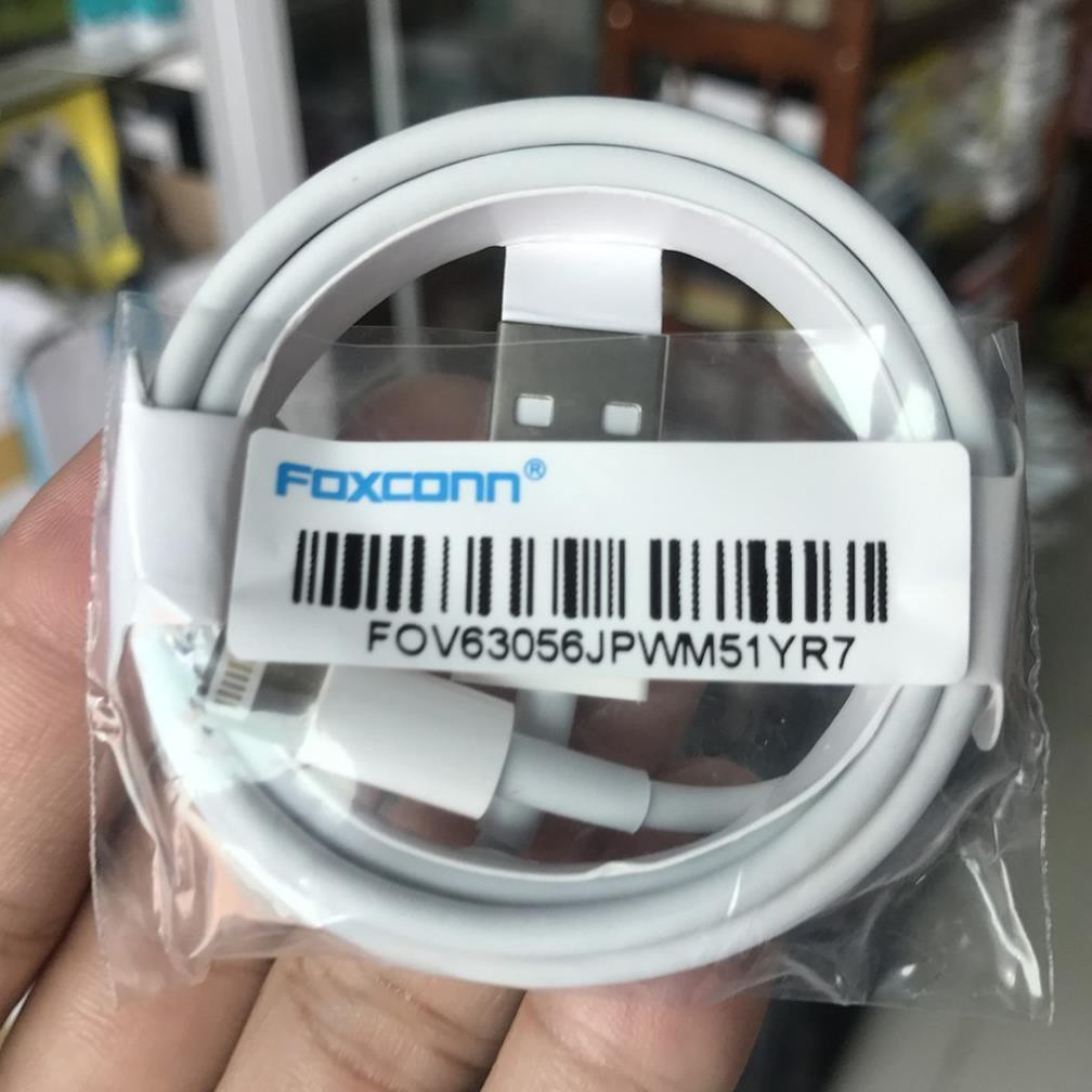 Dây sạc iphone foxconn loại tốt, chất lượng cao - cho mọi máy từ 5/5s đến 11 pro ,cam kết chuẩn 100% như hình