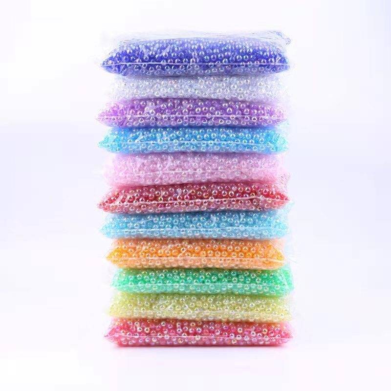 Hạt cườm  6mm tròn xà cừ   100g