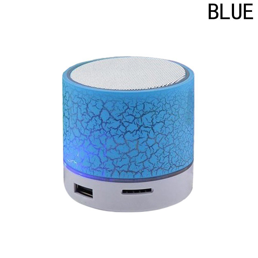 Loa Bluetooth mini gắn đèn LED hỗ trợ thẻ nhớ