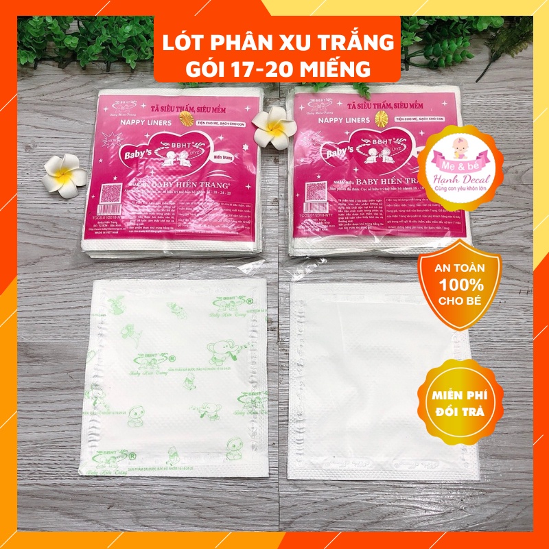 Giấy lót phân xu trắng Hiền Trang mã đẹp