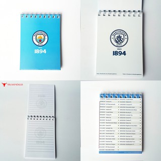 Sổ ghi chép của các câu lạc bộ bóng đá Arsnal CHelsea Manchester United MU Real Barca