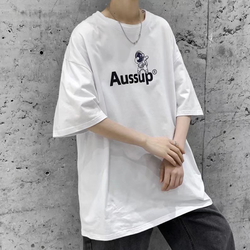 Áo Thun Tay Ngắn Dáng Rộng In Chữ Size M-8XL Thời Trang Mùa Hè Cho Nam