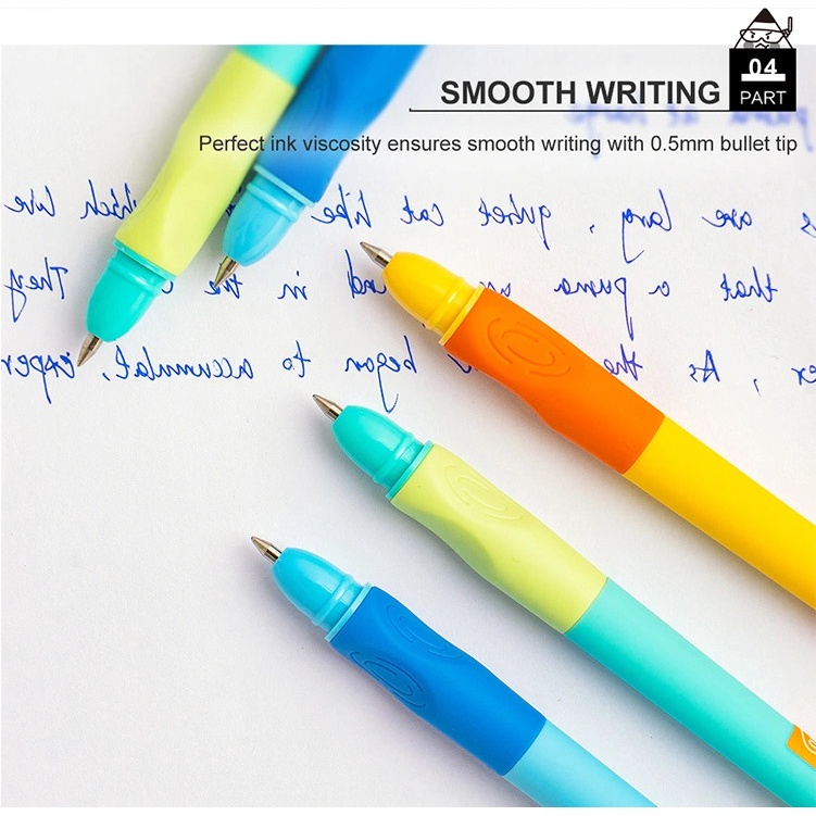 Bút tẩy loại tốt AKPB 7575 nét 0.5 màu xanh hàng chính hãng M&G tay cầm định vị có 2 đầu tẩy