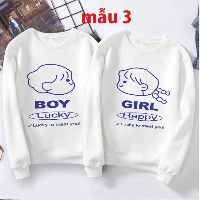 Áo đôi các mẫu gấu vàng chất nỉ da cá , dày, ấm áp cho mùa thu đông