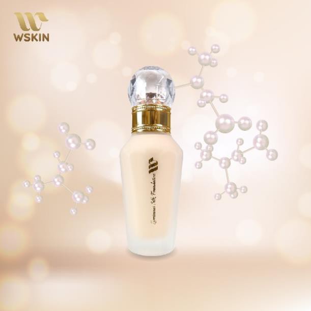 KEM NỀN BB FOUNDATION TÔNG TỰ NHIÊN #01& TÔNG SÁNG TRẮNG #02 - WSKIN Luminous Silk Foundation