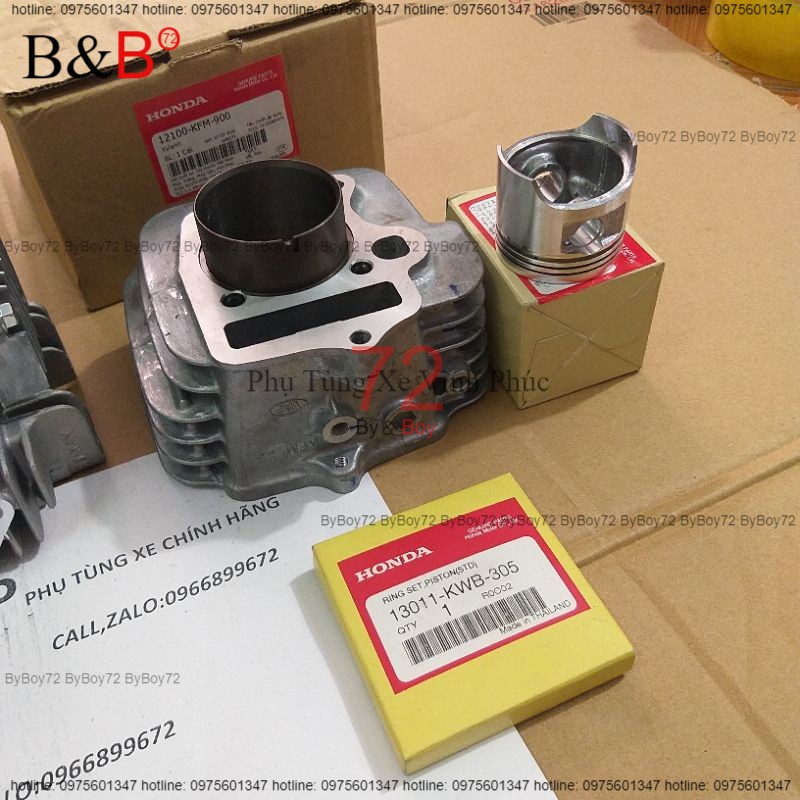 Bộ hơi super DREAM - Xi lanh chính hãng honda việt nam(-9%) - C.O.L.Z.A