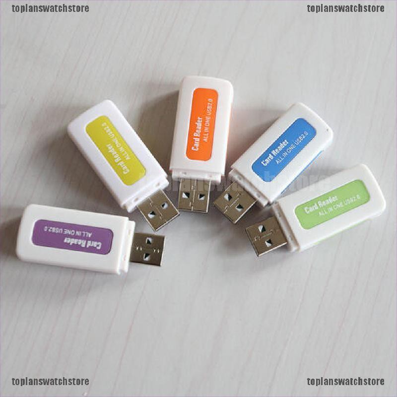 Set 2 Đầu Đọc Thẻ Nhớ USB 2.0 4 Trong 1