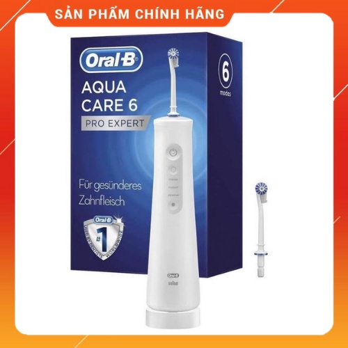 Máy tăm nước cầm tay Oral-B Aquacare 6 Pro-Expert OxyJet - HANGGIADUNGDUC99